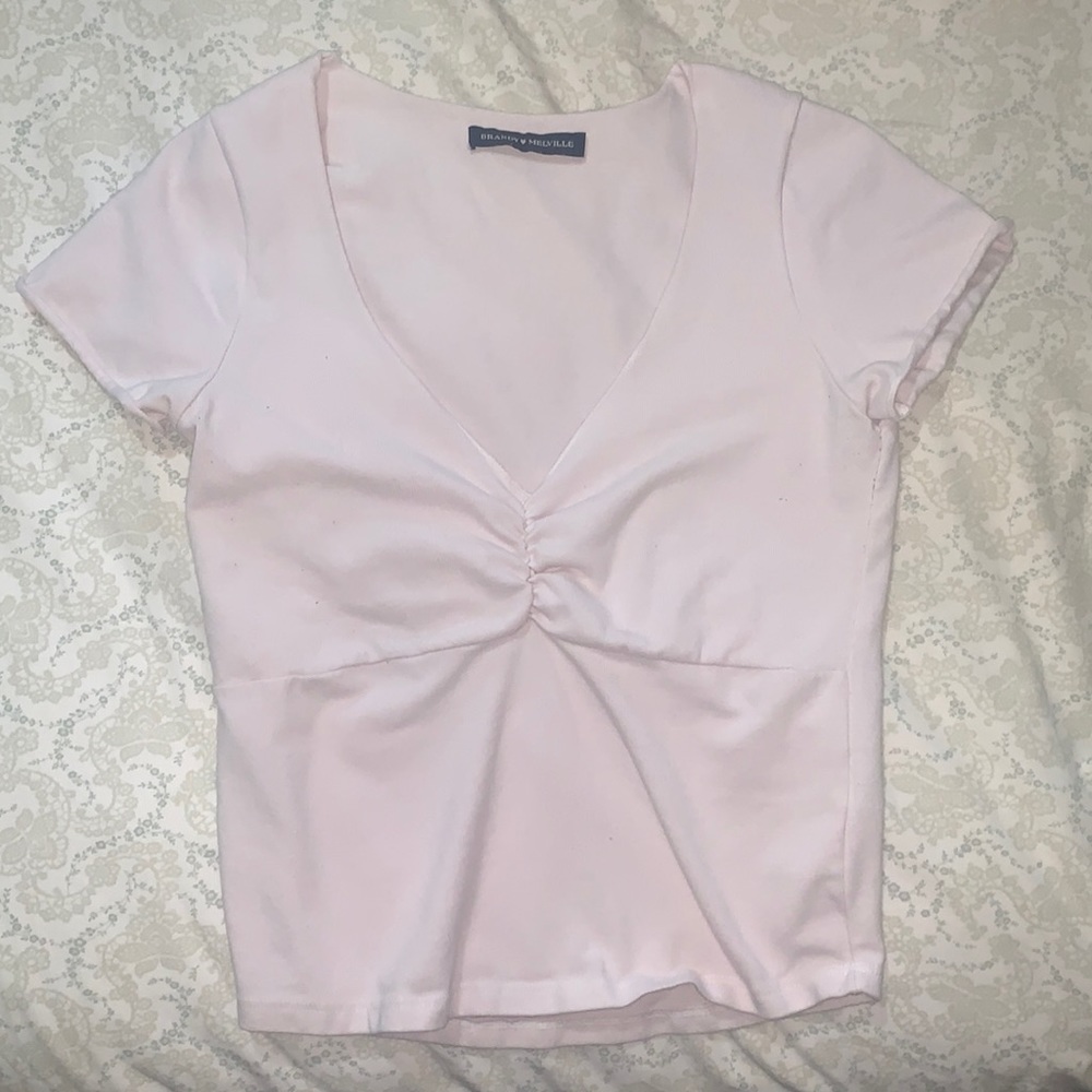 Brandy Melville Light Pink Gina Top